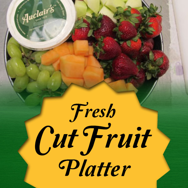 fresh cut fruit platter
