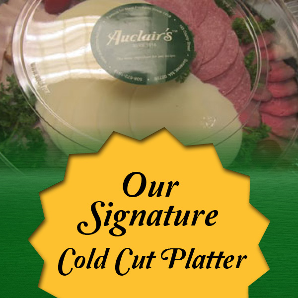 signature cold cut platter