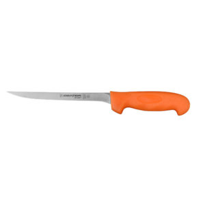 Knife with orange handle